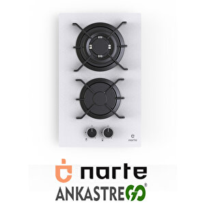 Narte-cg20030b 30 Cm Domi̇no Gazli 1 Gözü Woklu Ocak-beyaz