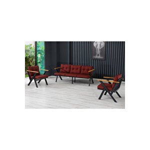 Zeta 3 1 1 Balkon Takımı, Bahçe Mobilyası, Çay Seti, Kafe Oturma Grubu, Teras Koltuk Takımı