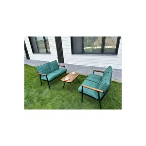 Duru 2-2-sehpa Hedi̇yeli̇ Bahçe Balkon Mobi̇lyasi ,çayseti̇ ,oturma Grubu, Cafe