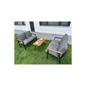Duru 2-2-sehpa Hedi̇yeli̇ Bahçe Balkon Mobi̇lyasi ,çayseti̇ ,oturma Grubu, Cafe
