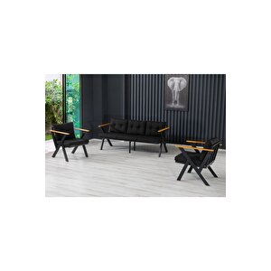 Zeta 3 1 1 Balkon Takımı, Bahçe Mobilyası, Çay Seti, Kafe Oturma Grubu, Teras Koltuk Takımı