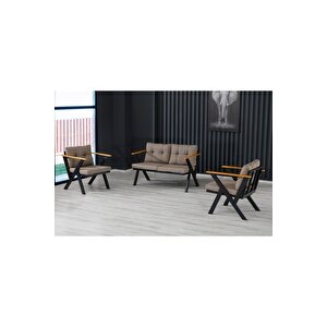 Zeta 2 1 1 Balkon Takımı, Bahçe Mobilyası, Çay Seti, Kafe Oturma Grubu, Teras Koltuk Takımı