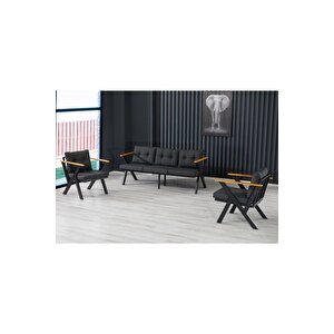 Zeta 3 1 1 Balkon Takımı, Bahçe Mobilyası, Çay Seti, Kafe Oturma Grubu, Teras Koltuk Takımı