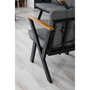 Zeta 3 1 1 Balkon Takımı, Bahçe Mobilyası, Çay Seti, Kafe Oturma Grubu, Teras Koltuk Takımı