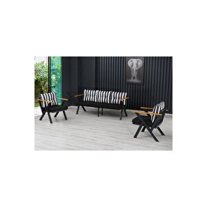 Zeta 3 1 1 Balkon Takımı, Bahçe Mobilyası, Çay Seti, Kafe Oturma Grubu, Teras Koltuk Takımı