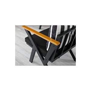Zeta 3 1 1 Balkon Takımı, Bahçe Mobilyası, Çay Seti, Kafe Oturma Grubu, Teras Koltuk Takımı