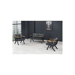 Zeta 2 1 1 Balkon Takımı, Bahçe Mobilyası, Çay Seti, Kafe Oturma Grubu, Teras Koltuk Takımı