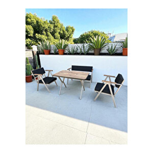 Vera 2-1-1- Bahçe Balkon Mobilyası , Oturma Grubu , Çay Seti