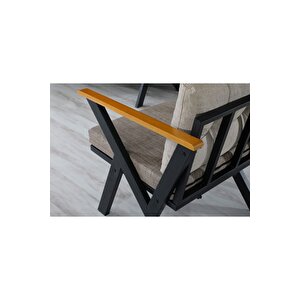 Zeta 2 1 1 Balkon Takımı, Bahçe Mobilyası, Çay Seti, Kafe Oturma Grubu, Teras Koltuk Takımı