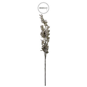 Yılbaşı Süsü Simli Yoğun Berry Dal Şampanya 50 Cm