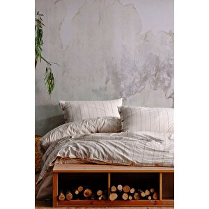 Helios %100 Pamuklu Ipliği Boyalı Yıkamalı Battal Boy Nevresim Takımı 240*220
