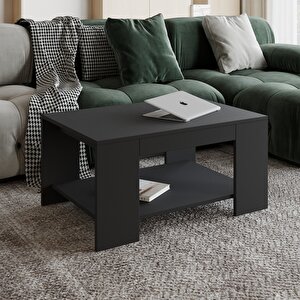 Lina Orta Sehpa – Modern Minimal Tasarım, Antrasit Antrasit