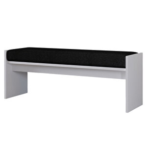 Pearl Bench – Modern Tasarım Antre, Mutfak, Yatak Odası, Balkon Oturma Bankı, Kolay Kurulum, Beyaz Beyaz