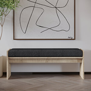Pearl Bench – Modern Tasarım Antre, Mutfak, Yatak Odası, Balkon Oturma Bankı, Kolay Kurulum, Safir Meşe Safir Meşe