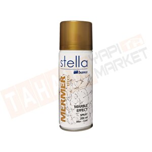 Bianca Mermer Efekt Altın 200 Ml. Stella Sprey