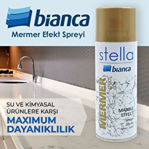 Bianca Mermer Efekt Altın 200 Ml. Stella Sprey