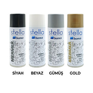 Bianca Mermer Efekt Altın 200 Ml. Stella Sprey