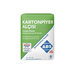 Çabuk Donan Alçı Kartonpiyer Alçı 1 Kg - Pürüzsüz Yüzey