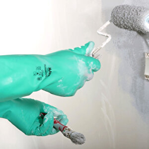 Ultranitril 492 Kimyasal Solvent İş Eldiveni 32 Cm No:8