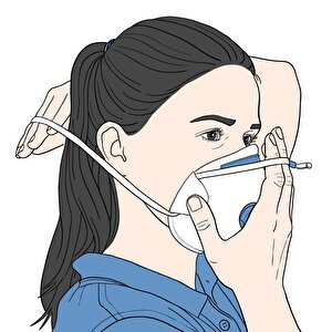 Dräger X-plore® Aktif Karbonlu 1320 V Odour Ffp2 D Ventilli Odour Toz Maskesi