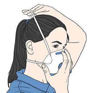 Dräger X-plore® Aktif Karbonlu 1320 V Odour Ffp2 D Ventilli Odour Toz Maskesi