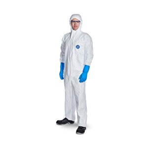 Tyvek® 500 Xpert Başlıklı Kimyasal Koruyucu Tek Kullanımlıktulum L