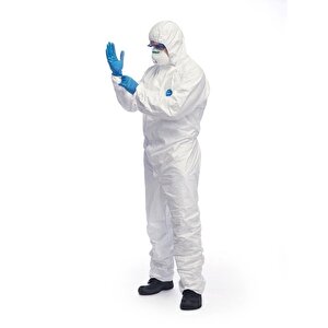 Tyvek® 500 Xpert Başlıklı Kimyasal Koruyucu Tek Kullanımlıktulum L