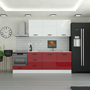 240 Cm Mutfak Dolabı  Mdf Kapak Tezgah Dahil Yrkn240 101