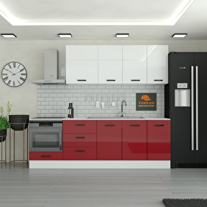 245 Cm Mutfak Dolabı  Mdf Kapak Tezgah Dahil Yrkn245 101