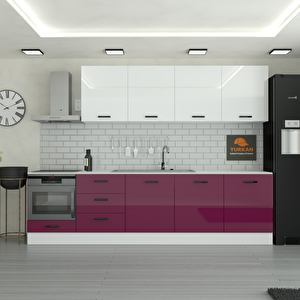 300 Cm Mutfak Dolabı  Mdf Kapak Tezgah Dahil Yrkn300 102