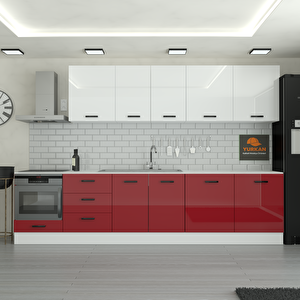 320 Cm Mutfak Dolabı  Mdf Kapak Tezgah Dahil Yrkn320 101