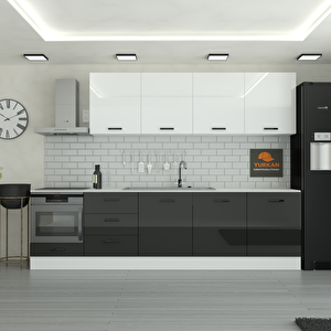300 Cm Mutfak Dolabı  Mdf Kapak Tezgah Dahil Yrkn300 99
