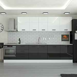 320 Cm Mutfak Dolabı  Mdf Kapak Tezgah Dahil Yrkn320 99