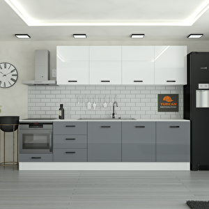 300 Cm Mutfak Dolabı  Mdf Kapak Tezgah Dahil Yrkn300 98