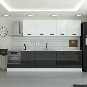 315 Cm Mutfak Dolabı  Mdf Kapak Tezgah Dahil Yrkn315 99