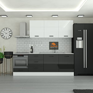 240 Cm Mutfak Dolabı  Mdf Kapak Tezgah Dahil Yrkn240 99