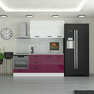 200 Cm Mutfak Dolabı  Mdf Kapak Tezgah Dahil Yrkn200 102