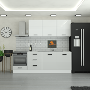 240 Cm Mutfak Dolabı  Mdf Kapak Tezgah Dahil Yrkn240 100