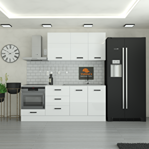 220 Cm Mutfak Dolabı  Mdf Kapak Tezgah Dahil Yrkn220 97