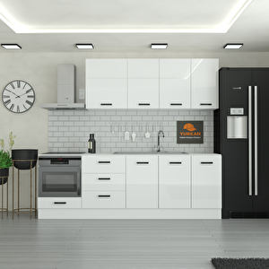 250 Cm Mutfak Dolabı  Mdf Kapak Tezgah Dahil Yrkn250 97
