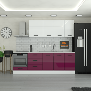 245 Cm Mutfak Dolabı  Mdf Kapak Tezgah Dahil Yrkn245 102