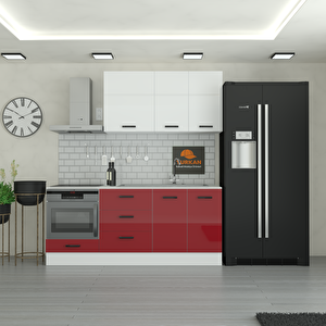 200 Cm Mutfak Dolabı  Mdf Kapak Tezgah Dahil Yrkn200 101