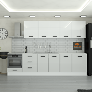 310 Cm Mutfak Dolabı  Mdf Kapak Tezgah Dahil Yrkn310 100