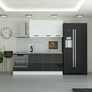 200 Cm Mutfak Dolabı  Mdf Kapak Tezgah Dahil Yrkn200 99