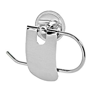 Yapışkanlı Metal Tuvalet Kağıtlık Aparat Kapalı Wc Kağıt Standı Bez Havluluk Paslanmaz Sağlam Krom