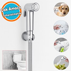 Taharet Musluğu Ara Musluk Filtreli Tuvalet Wc Banyo Klozet Bide Bebek Hayvan Araba Yıkama Musluğu