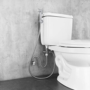 Taharet Musluğu Ara Musluk Filtreli Tuvalet Wc Banyo Klozet Bide Bebek Hayvan Araba Yıkama Musluğu