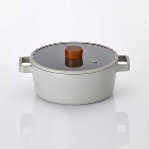 Fika Alüminyum Döküm 18 Cm Gri Tencere