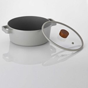 Fika Alüminyum Döküm 18 Cm Gri Tencere