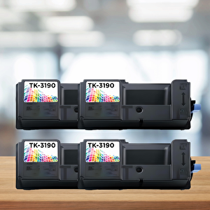 Kyocera Tk-3190 4'lü Avantaj Paket Muadil Toner / Ecosys M3860 / P3050 / P3055 / P3060 / P3150 / P3155 / 1t02t60nl0
